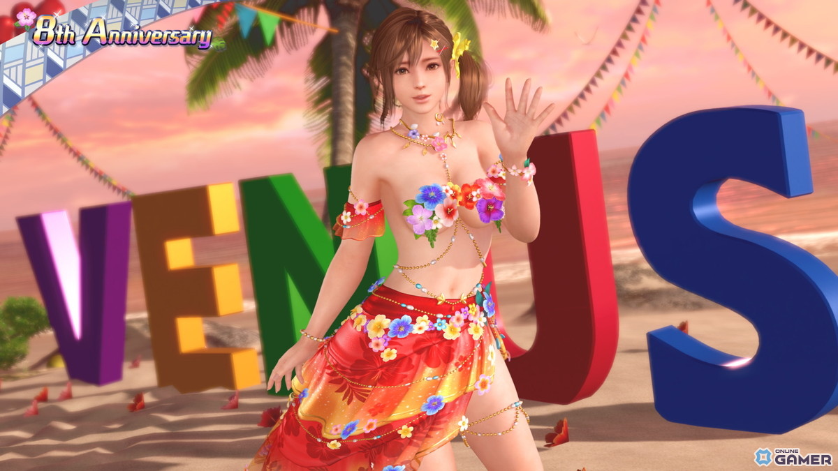 「DOAXVV」8周年記念！新SSR水着「ララ・ウルプア」登場＆最大100連無料ガチャ開放の画像