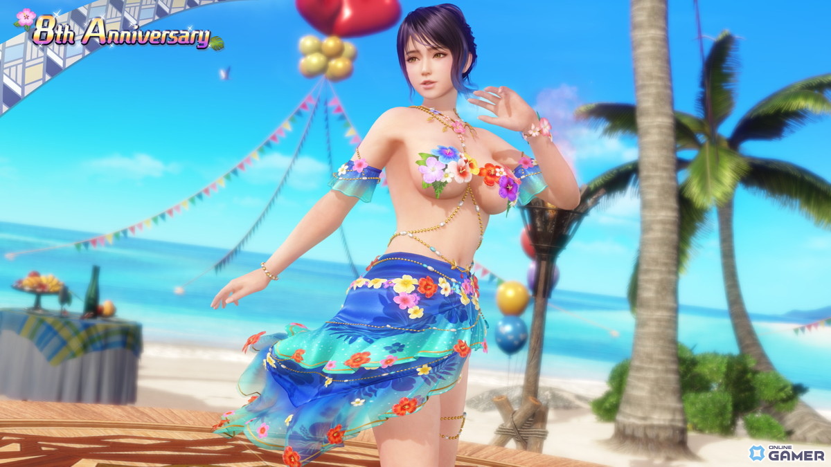 「DOAXVV」8周年記念！新SSR水着「ララ・ウルプア」登場＆最大100連無料ガチャ開放の画像