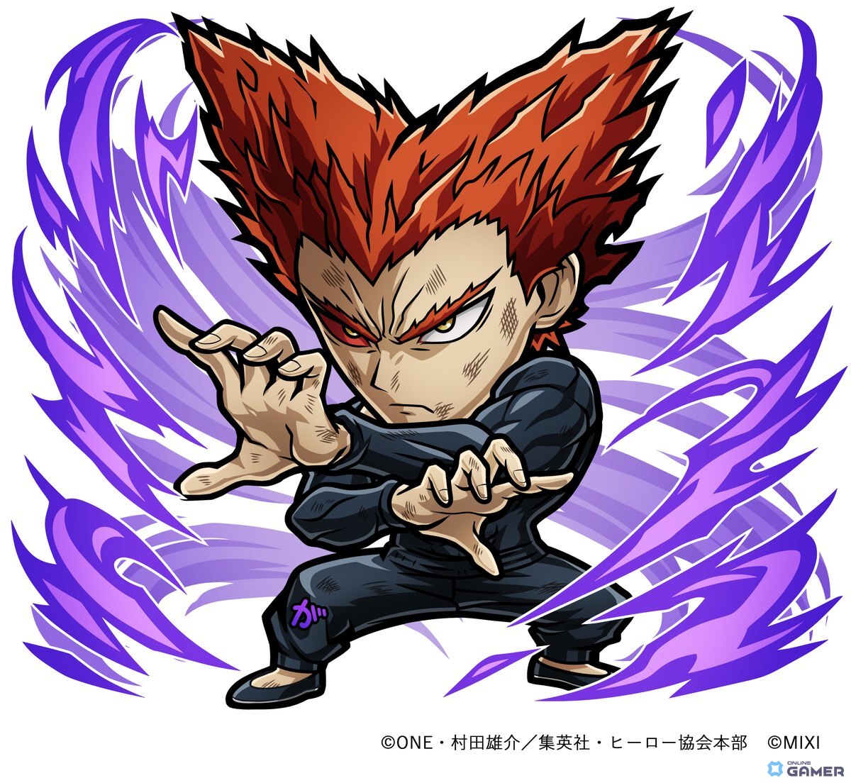 闇属性 ★6 ガロウ CV：緑川光