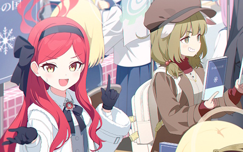 「ブルアカ」出版部イベント開始！タカネ＆ヤクモが新たに登場する文芸企画が開幕