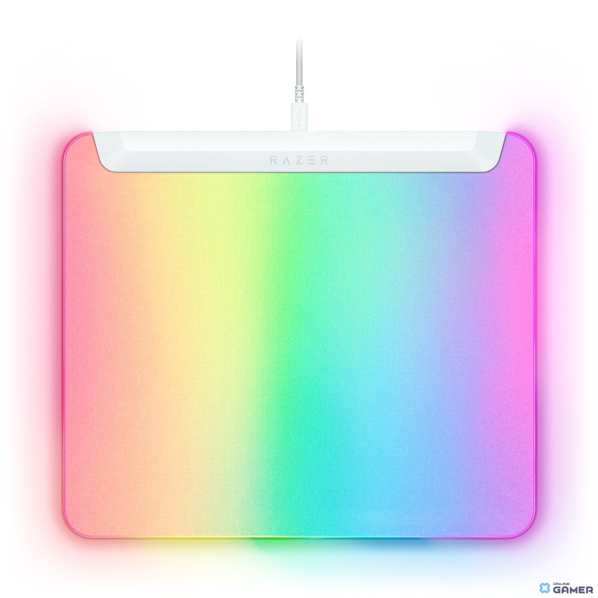 Razer、光るマウスパッドの白モデルFirefly V2 Pro White Editionを発表の画像