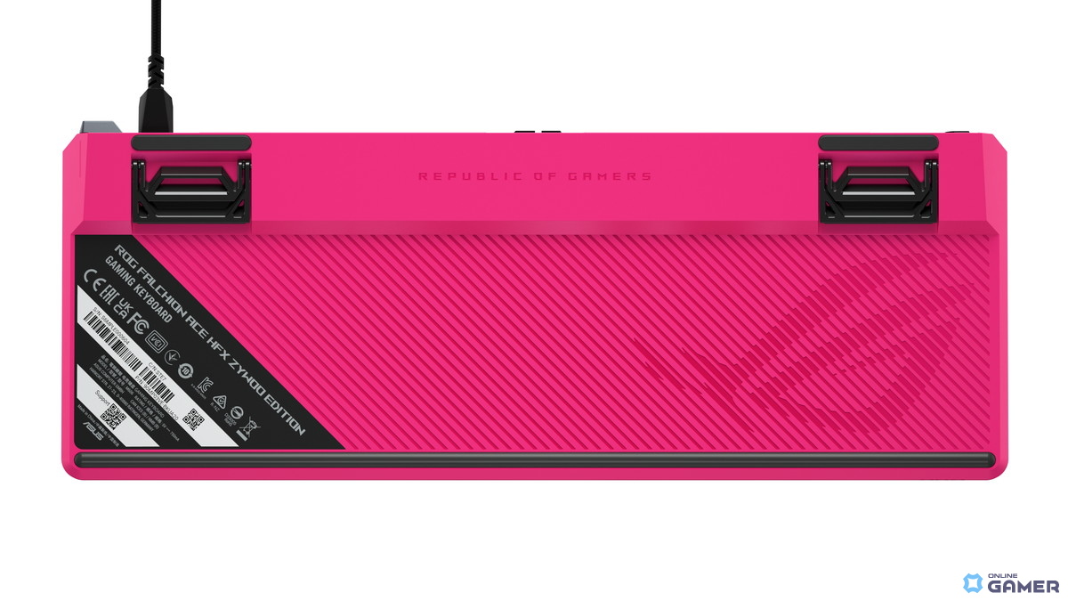 プロゲーマーZywOo選手モデル「ROG Falchion Ace HFX」公開!大胆配色と専用キーで唯一無二のデザインにの画像