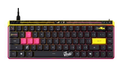プロゲーマーZywOo選手モデル「ROG Falchion Ace HFX」公開！大胆配色と専用キーで唯一無二のデザインに