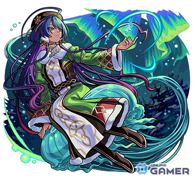 木属性　★6　極光を愉しむ聖夜の悪魔 ジャヒーα（獣神化）CV：中島唯