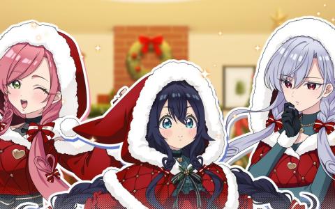 「100パズ」で【恋するサンタ】静・凪乃・羽々里が登場!ピックアップガチャ開始
