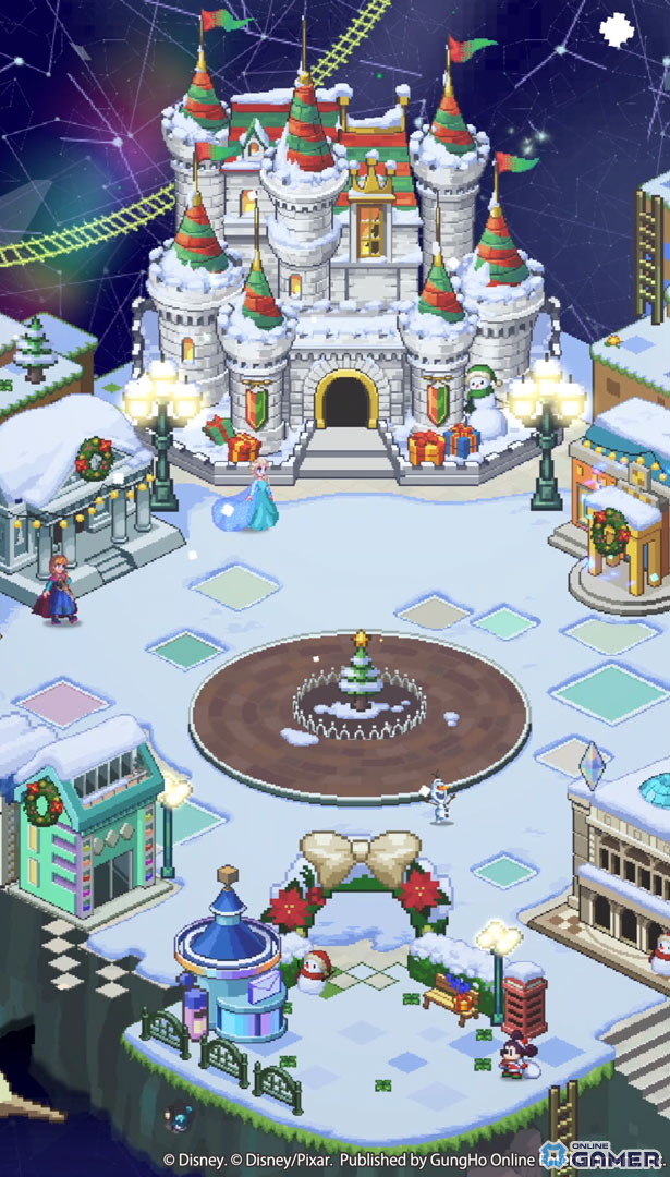 ホームがホリデー仕様に！