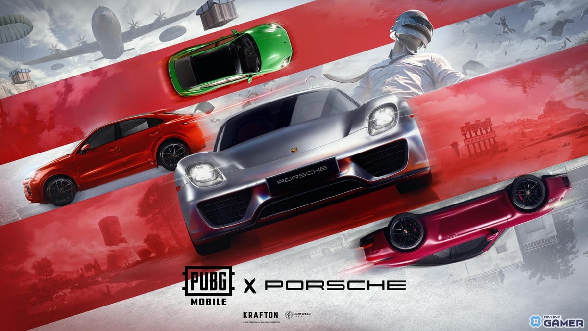 「PUBG MOBILE」×Porsche コラボ始動！918 Spyderなど名車が戦場に登場の画像