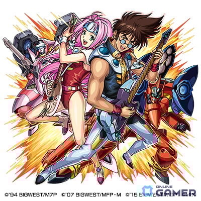 火属性 ★6 Fire Bomber 熱気バサラ&ミレーヌ・フレア・ジーナス(獣神化)CV:神奈延年(熱気バサラ)平野綾(ミレーヌ・フレア・ジーナス)