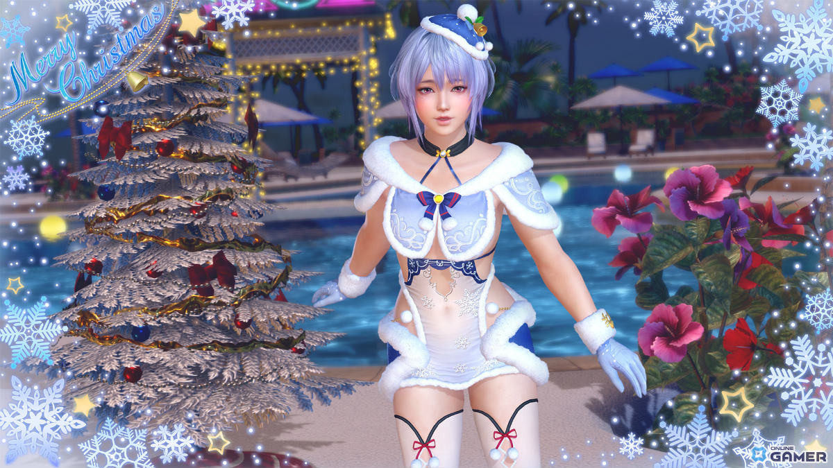 「DEAD OR ALIVE XVV」セクシーサンタSSR水着“シエル・フロスト”登場！最大70連無料キャンペーン開催の画像