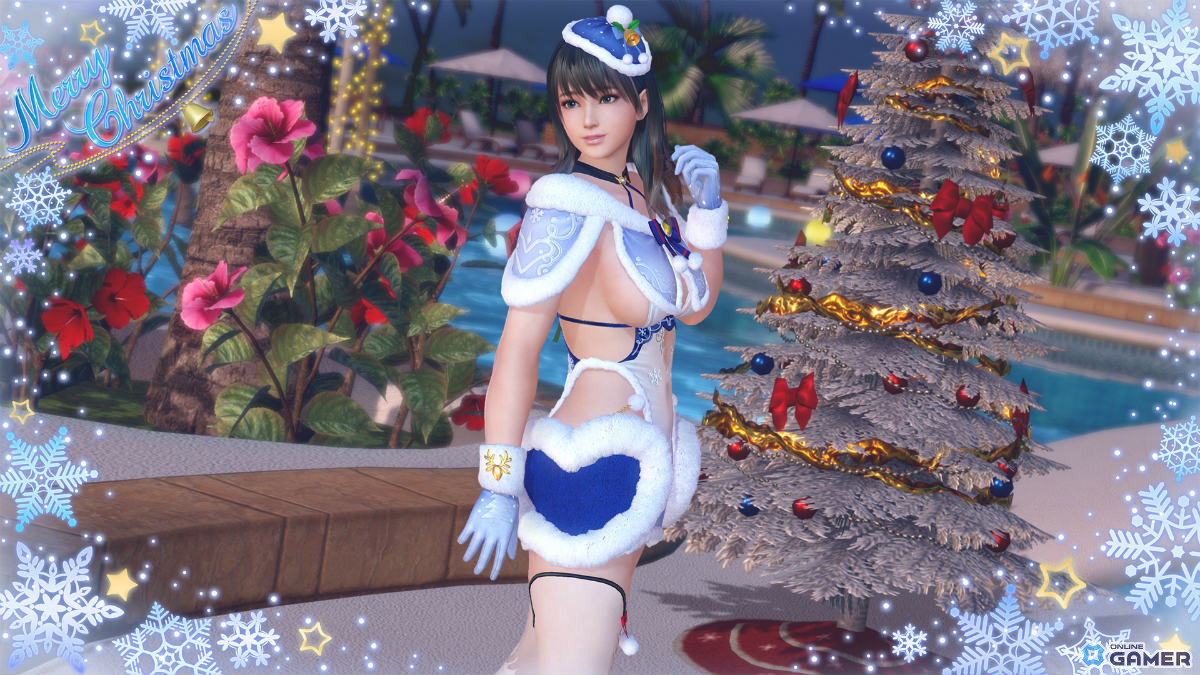 「DEAD OR ALIVE XVV」セクシーサンタSSR水着“シエル・フロスト”登場！最大70連無料キャンペーン開催の画像
