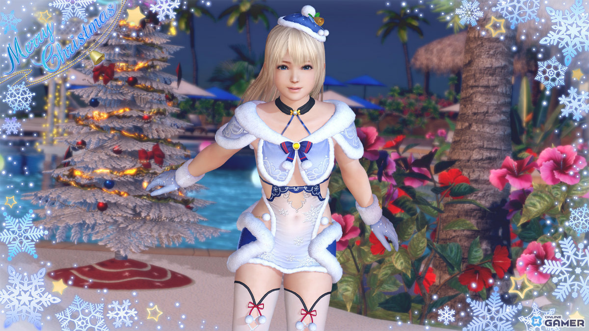「DEAD OR ALIVE XVV」セクシーサンタSSR水着“シエル・フロスト”登場！最大70連無料キャンペーン開催の画像