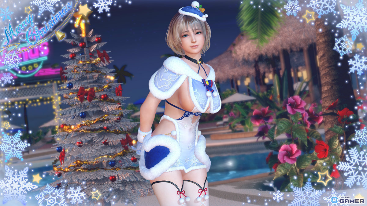 「DEAD OR ALIVE XVV」セクシーサンタSSR水着“シエル・フロスト”登場！最大70連無料キャンペーン開催の画像