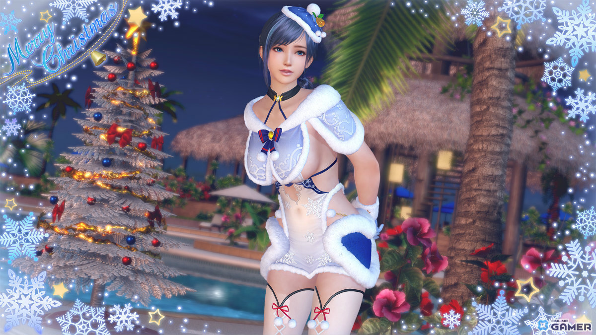 「DEAD OR ALIVE XVV」セクシーサンタSSR水着“シエル・フロスト”登場！最大70連無料キャンペーン開催の画像