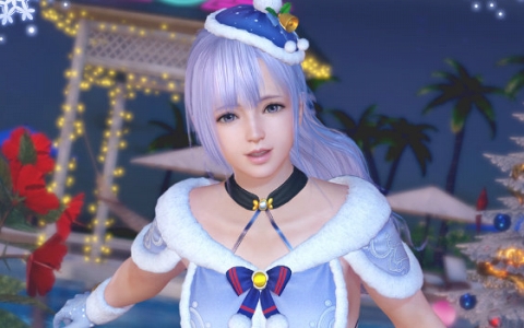 「DEAD OR ALIVE XVV」セクシーサンタSSR水着“シエル・フロスト”登場!最大70連無料キャンペーン開催