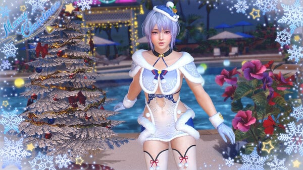 「DEAD OR ALIVE XVV」セクシーサンタSSR水着“シエル・フロスト”登場!最大70連無料キャンペーン開催のスクリーンショット1