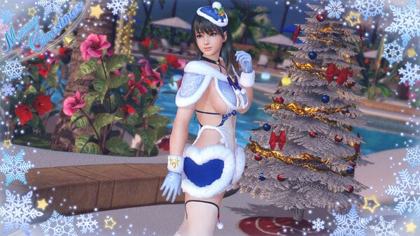 「DEAD OR ALIVE XVV」セクシーサンタSSR水着“シエル・フロスト”登場!最大70連無料キャンペーン開催のスクリーンショット2