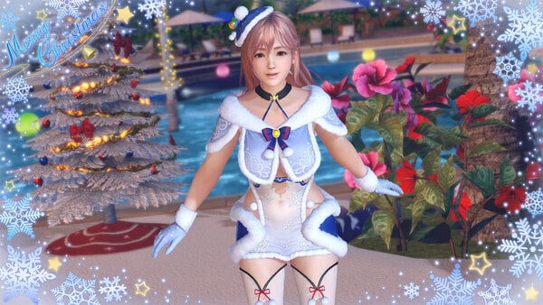 「DEAD OR ALIVE XVV」セクシーサンタSSR水着“シエル・フロスト”登場!最大70連無料キャンペーン開催のスクリーンショット4