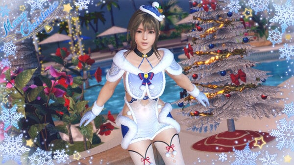 「DEAD OR ALIVE XVV」セクシーサンタSSR水着“シエル・フロスト”登場!最大70連無料キャンペーン開催のスクリーンショット6