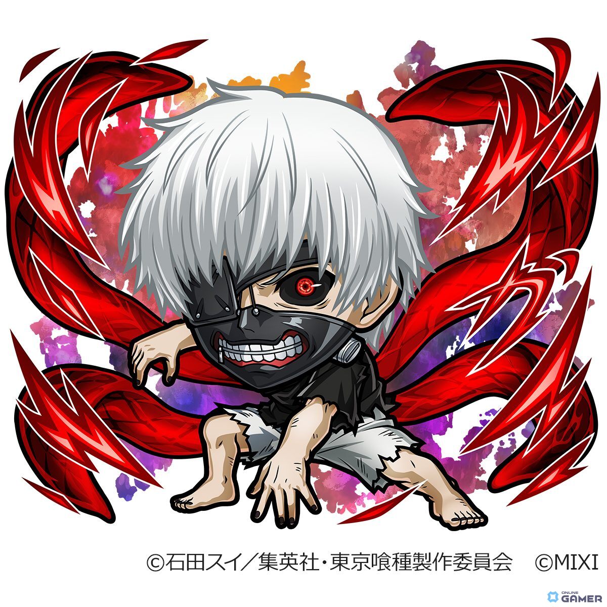 火属性 ★6 金木 研（進化後）CV：花江夏樹