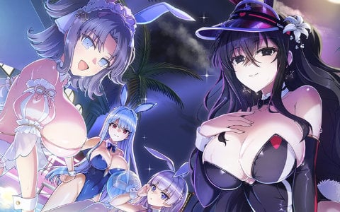 「ドルフィンウェーブ」×「閃乱カグラ」コラボ開催！雪不帰と雪泉がバニー衣装で登場