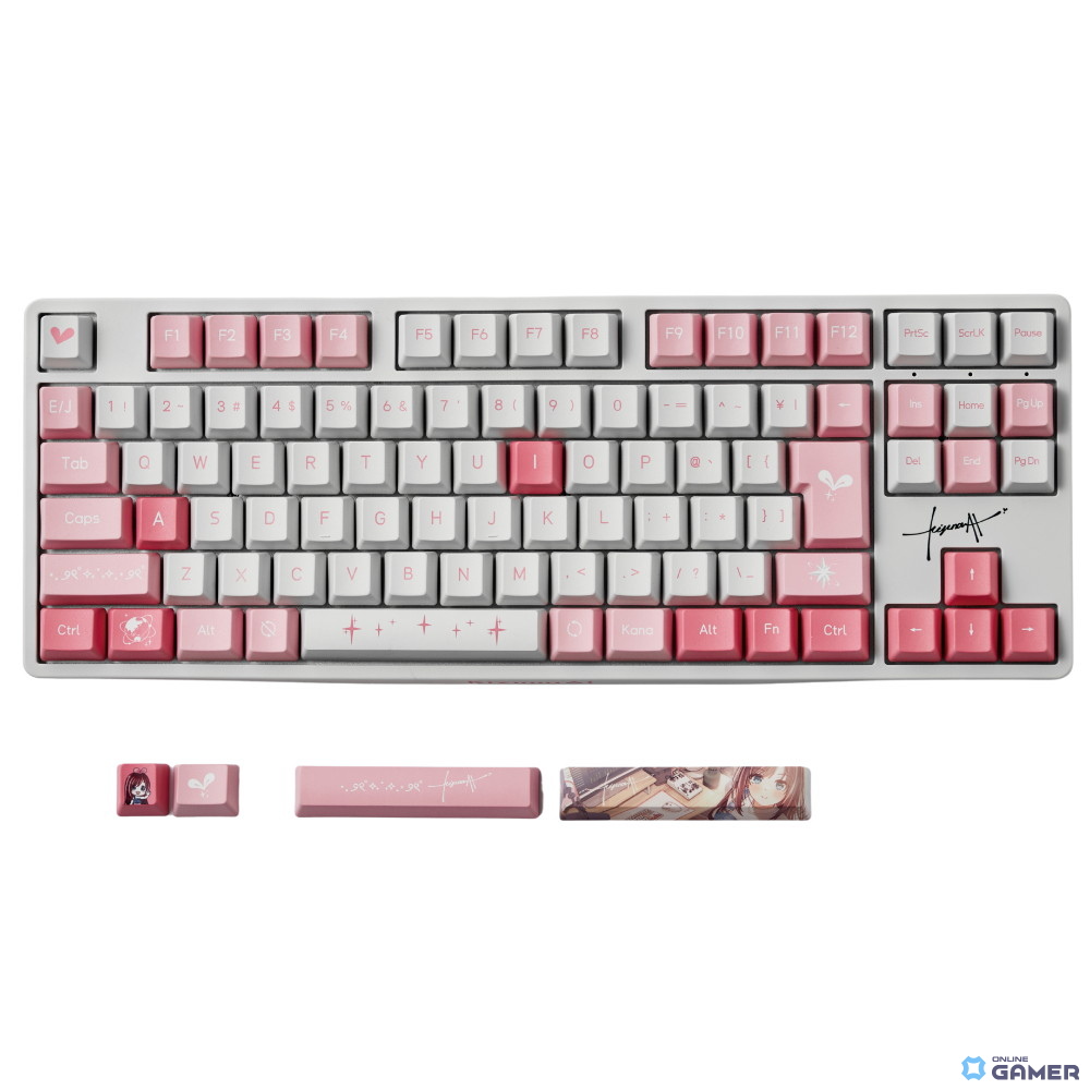 KizunaAIコラボ初のゲーミングキーボード登場！Akko製2モデルが予約受付開始―ピンク×ホワイトの特別デザインのスクリーンショット4