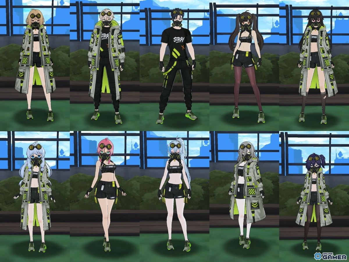 新規アバター「ファイングラフィティ」着用例