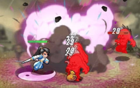 「ドット覇道」iOS版が12月末に先行配信決定！彩墨画×ドットの仙侠RPG