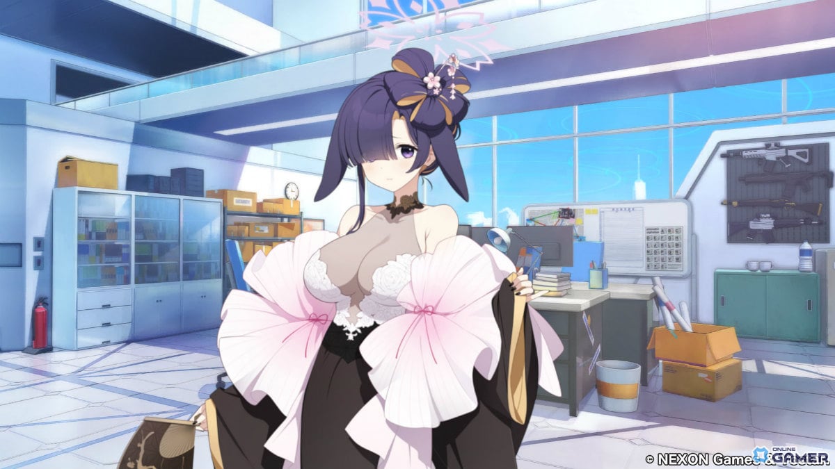 「ブルアカ」イベント「不忍ノ道 ～ファッションショー警護任務！の巻～」開催！ドレス姿のツクヨ＆ミチル登場のスクリーンショット6