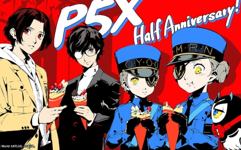 「P5X」ジュスティーヌ＆カロリーヌ参戦！ハーフアニバーサリーVer.2.7配信