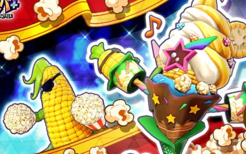 「フェスバ＋」に白猫のキャラ「コーン・ポップ」が登場！新イベント「聖夜のアツアツ収穫祭」開幕