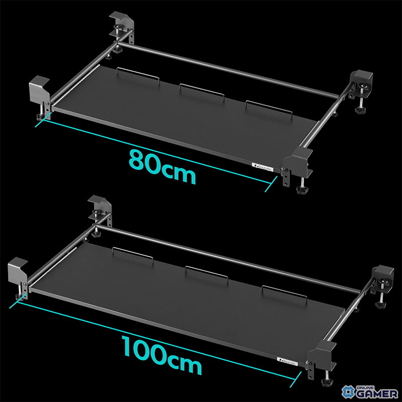 Bauhutte、デスク天板を2段に拡張できる「後付キーボードスライダー2」発売の画像