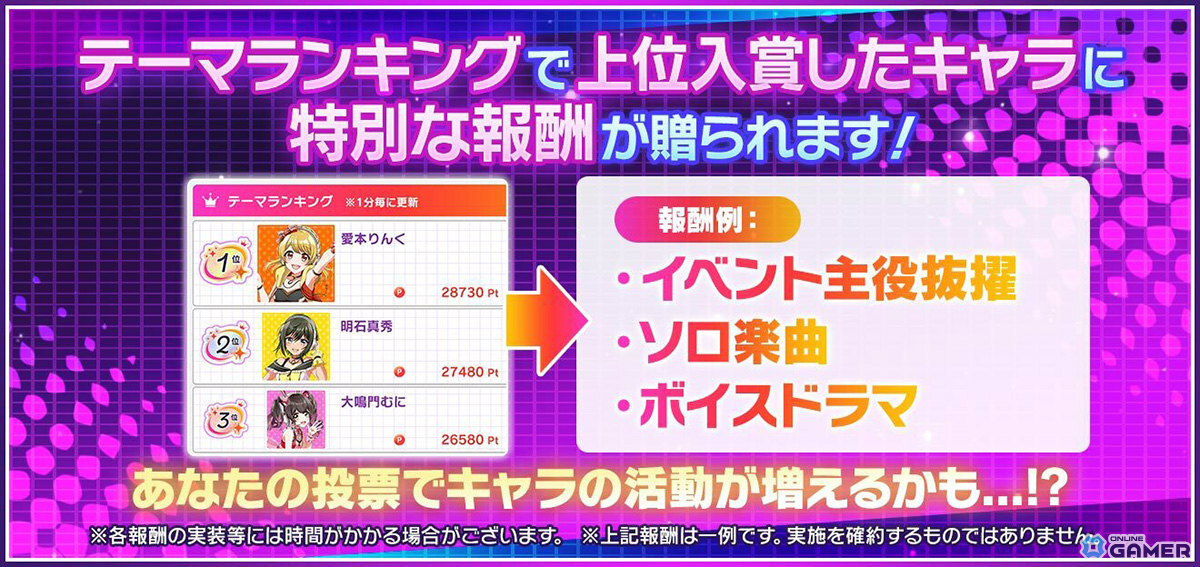 「グルミク」新機能公開！Direct for youでキャラの活動が応援次第で決定のスクリーンショット2