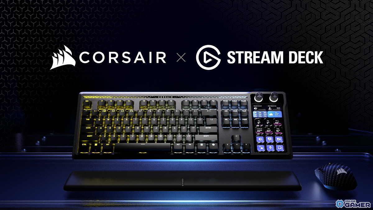 CORSAIR、Stream Deck統合型ゲーミングキーボード「GALLEON 100 SD」を発表のスクリーンショット1