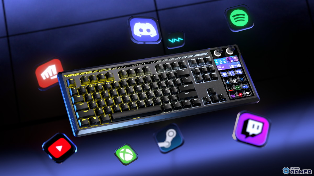 CORSAIR、Stream Deck統合型ゲーミングキーボード「GALLEON 100 SD」を発表のスクリーンショット3