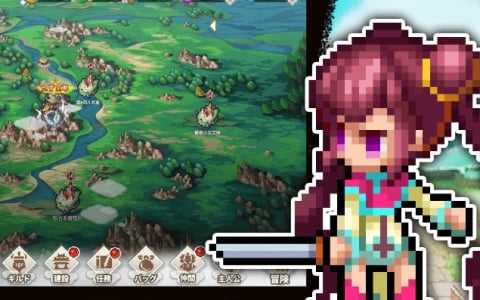 覇道系RPG「ドット覇道」iOS版が先行配信！仙島経営×クロスサーバー戦で覇者を目指す