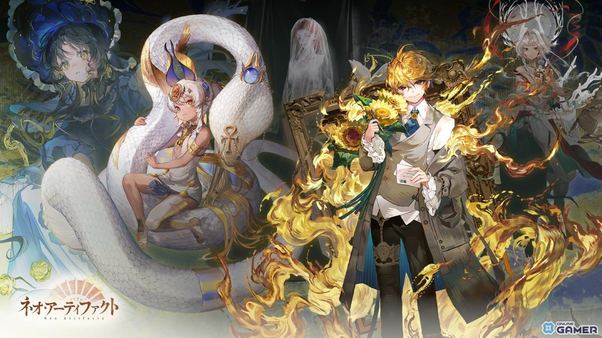 名画・美術品が美少女&美青年に!「ネオ・アーティファクト~物華弥新~」事前登録開始、βテストも実施のスクリーンショット2