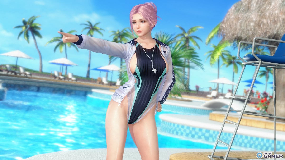 「DEAD OR ALIVE XVV」あずさがトレンドコーデガチャ初登場！SSR水着「テイクユアマーク」実装のスクリーンショット4