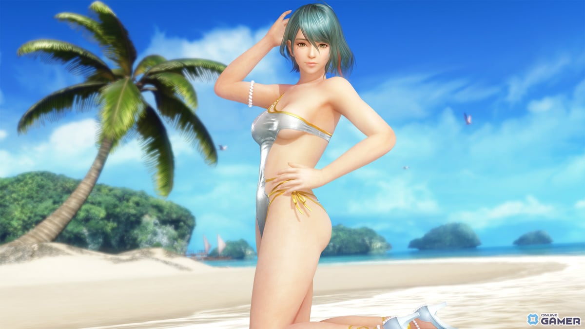 「DEAD OR ALIVE XVV」あずさがトレンドコーデガチャ初登場！SSR水着「テイクユアマーク」実装のスクリーンショット6