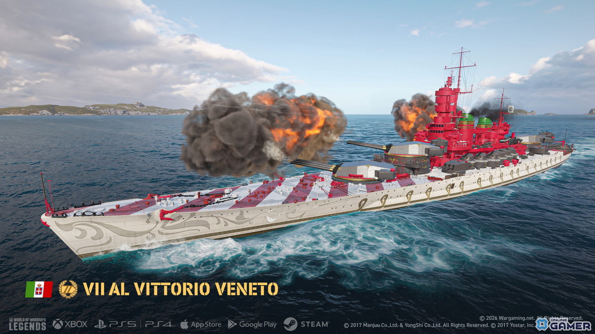 「World of Warships: Legends」―「アズールレーン」第七波コラボ開催！ヴィットリオ・ヴェネトやエーギルが参戦のスクリーンショット2