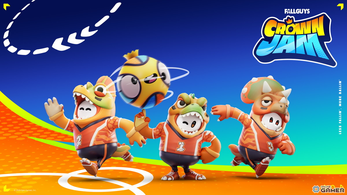 「フォートナイト」に「Fall Guys」参戦！バスケ×障害物競走が融合した3v3「Fall Guys Crown Jam」実装の画像