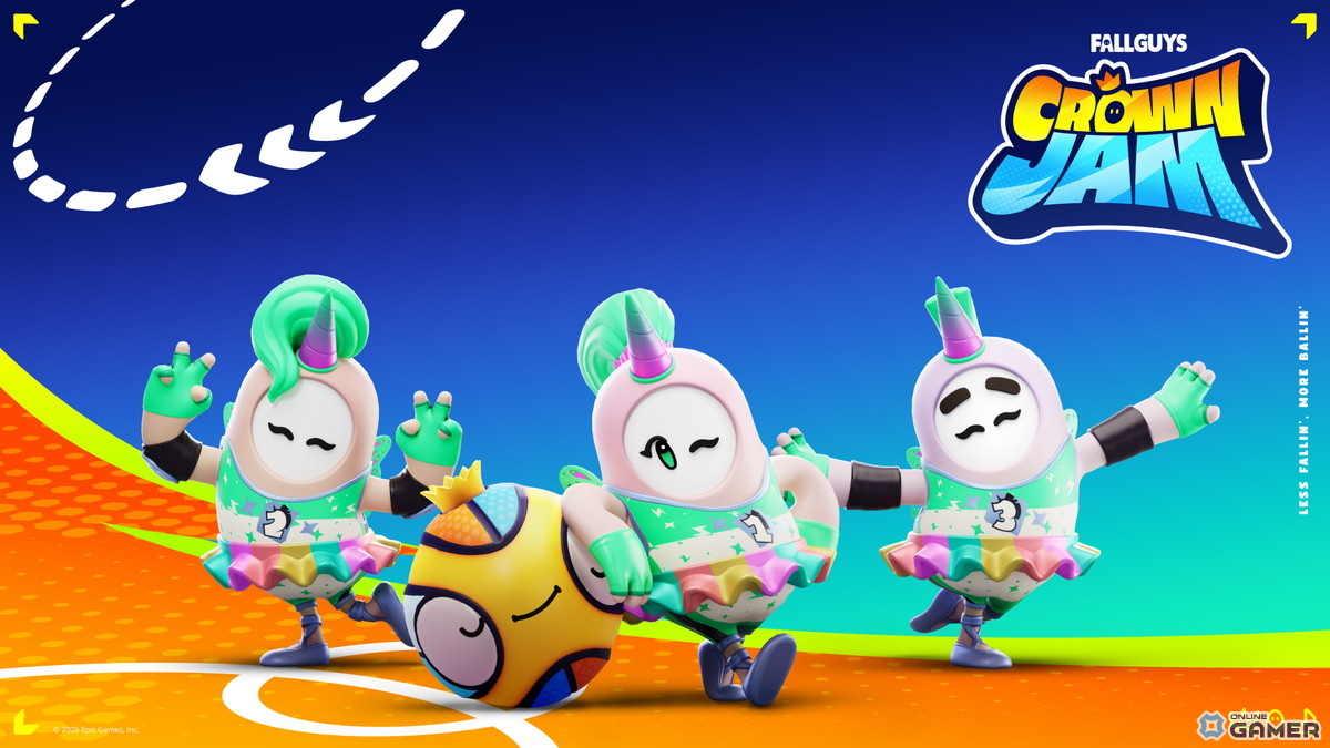 「フォートナイト」に「Fall Guys」参戦！バスケ×障害物競走が融合した3v3「Fall Guys Crown Jam」実装の画像