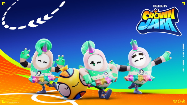 「フォートナイト」に「Fall Guys」参戦！バスケ×障害物競走が融合した3v3「Fall Guys Crown Jam」実装のスクリーンショット3