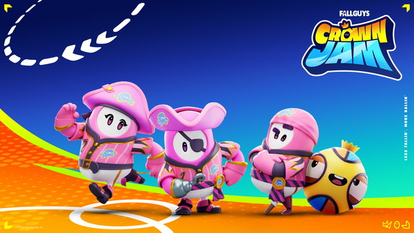 「フォートナイト」に「Fall Guys」参戦！バスケ×障害物競走が融合した3v3「Fall Guys Crown Jam」実装のスクリーンショット5