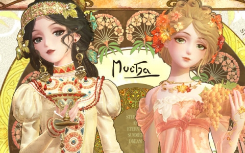 「シャイニングニキ」―「アルフォンス・ミュシャ」コラボ開催！限定SSRセットコーデが登場