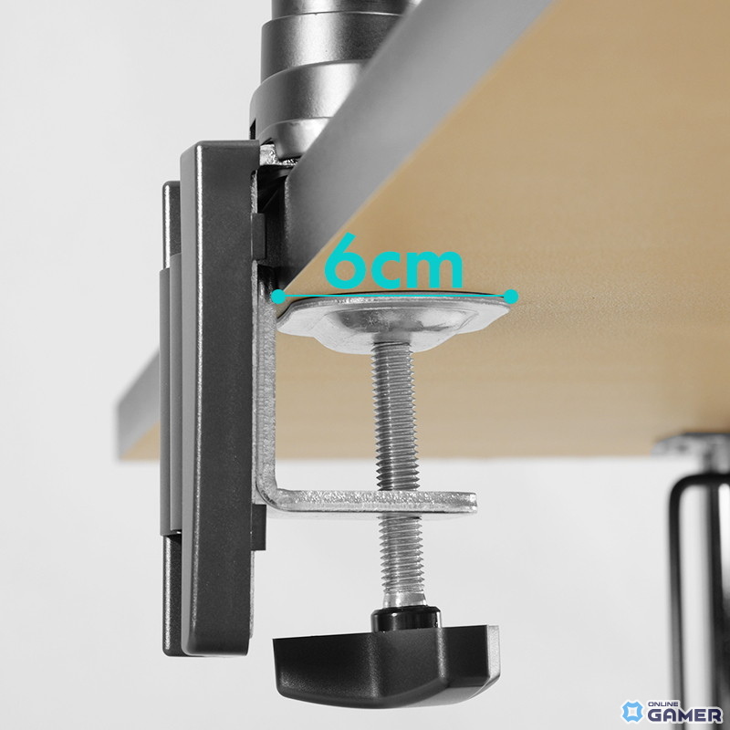 寝姿勢でも3画面を自在に配置、Bauhutteのロングアーム採用マルチモニターアームが登場の画像