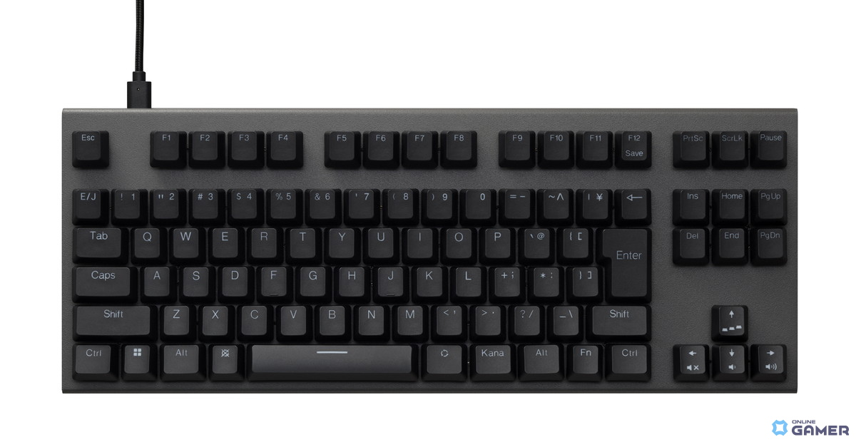 東プレ、PBTキーキャップと着脱式ケーブルを採用した「REALFORCE GX1 Plus」を発売の画像
