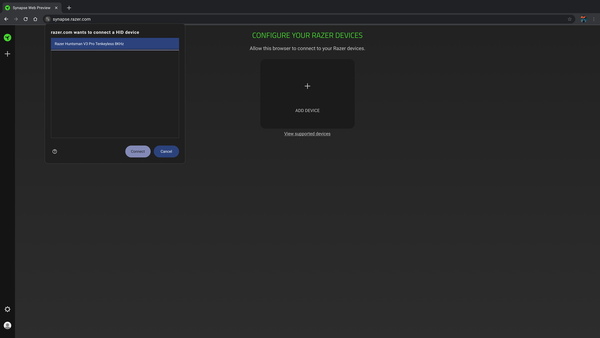 Razerのデバイス設定がウェブブラウザで可能、「Synapse Web」ベータ版公開のスクリーンショット2