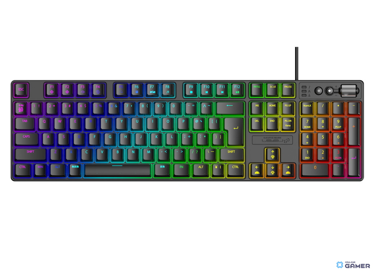 パソコン工房、RGBバックライト搭載のフルサイズメカニカルゲーミングキーボードを発売のスクリーンショット1