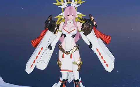 「PSO2 ニュージェネシス」で「ヘキサギア」「メガミデバイス」コラボ開催！皇巫 アマテラス レガリアが登場