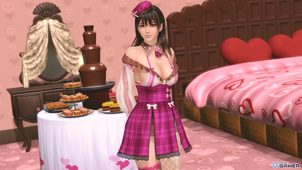 「DEAD OR ALIVE Xtreme Venus Vacation」バレンタインコーデガチャ開始―新SSR「フレサ・ベーゼ」を実装の画像